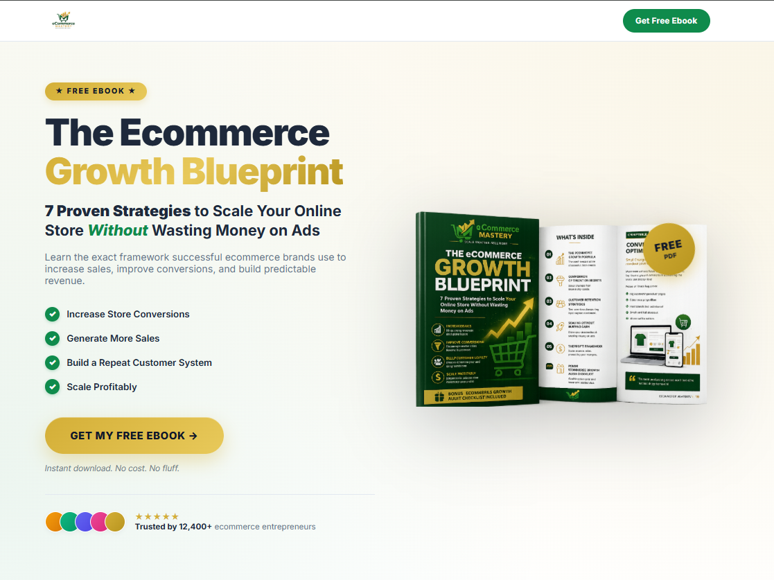 Lead generation funnel screenshot