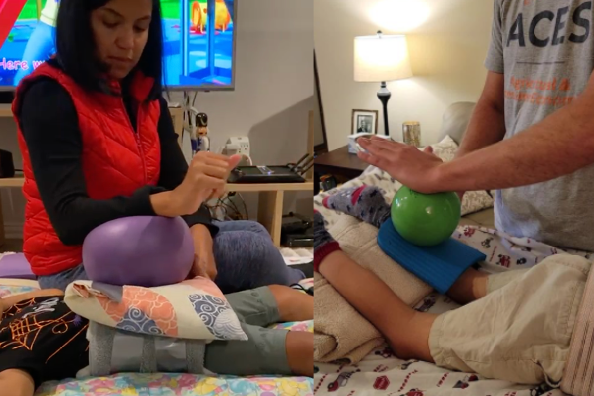 fascia therapy exercise at home