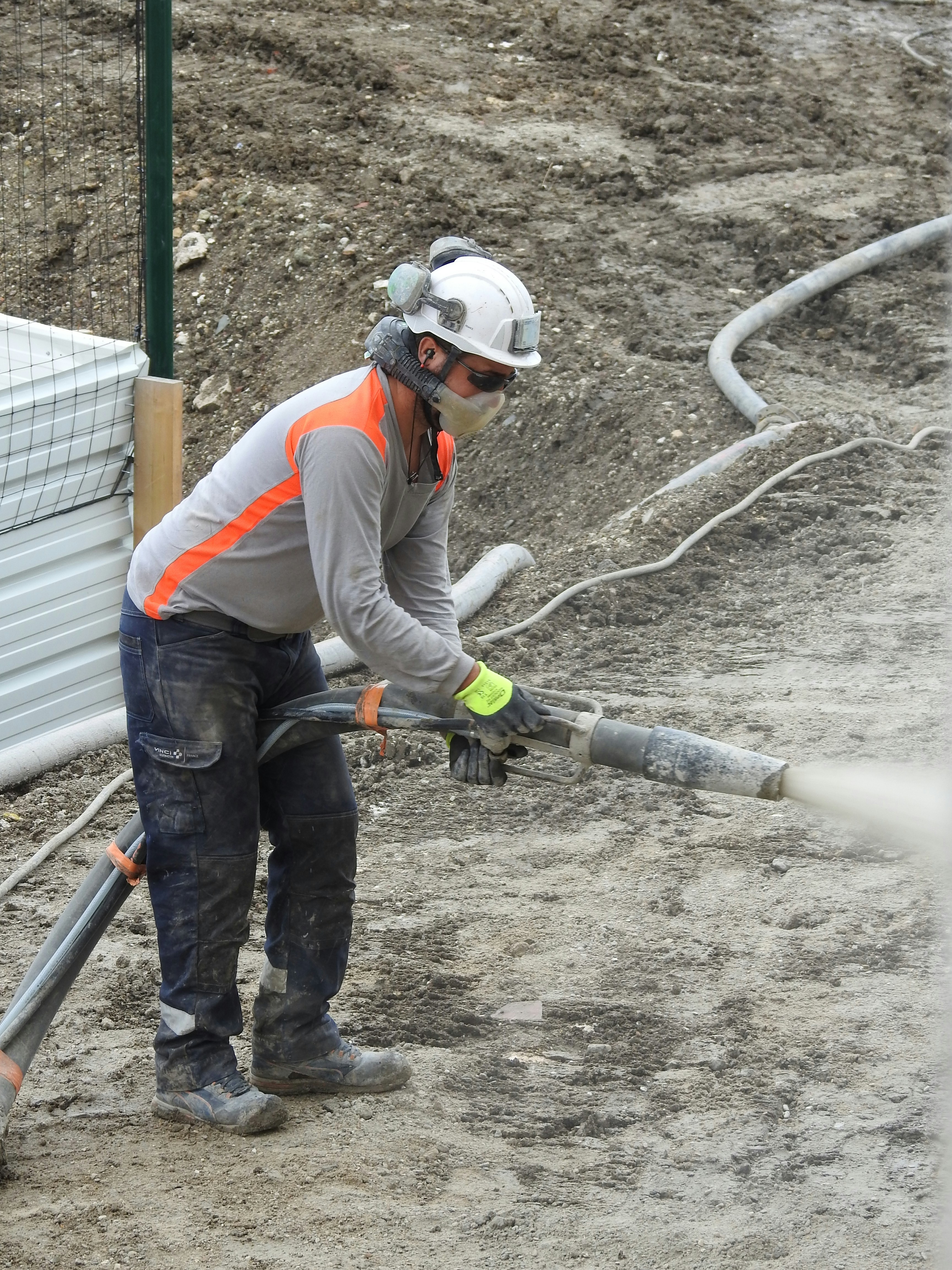 Hydro-excavation worker