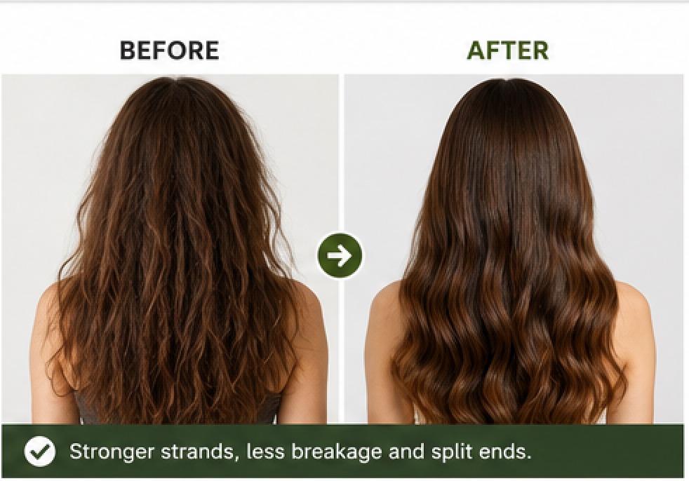 Hair transformation result 4