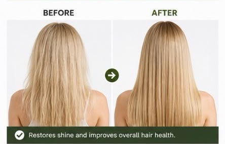 Hair transformation result 3