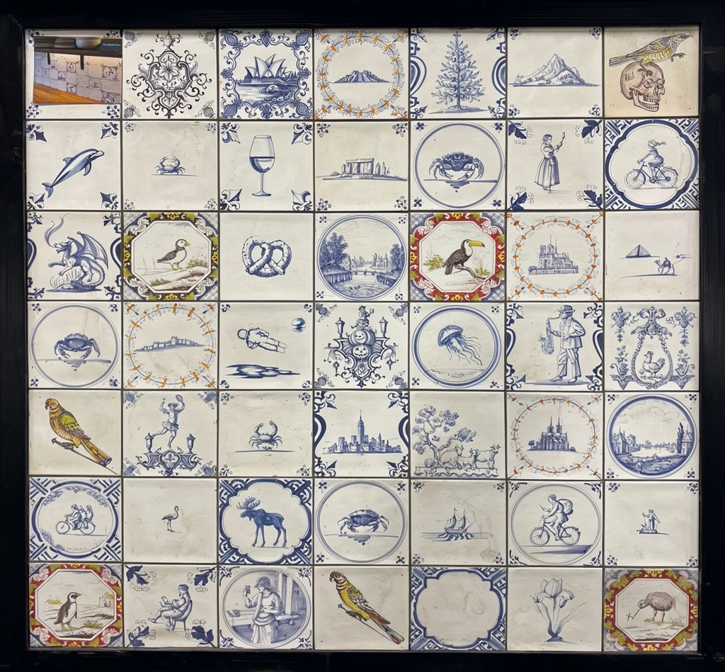 Delft-style ceramic tile collection