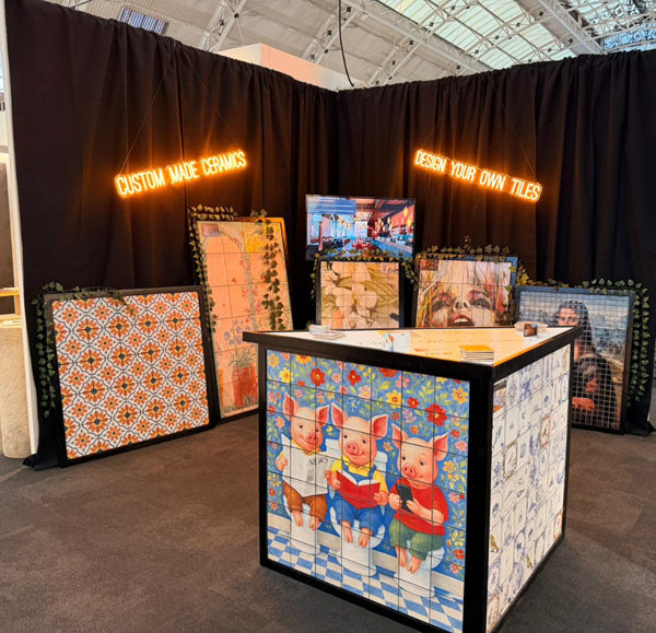 Tile art display