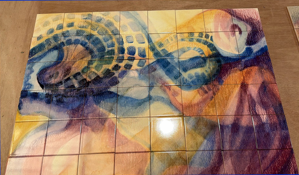 Art on tile