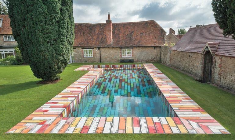 Tiled pool