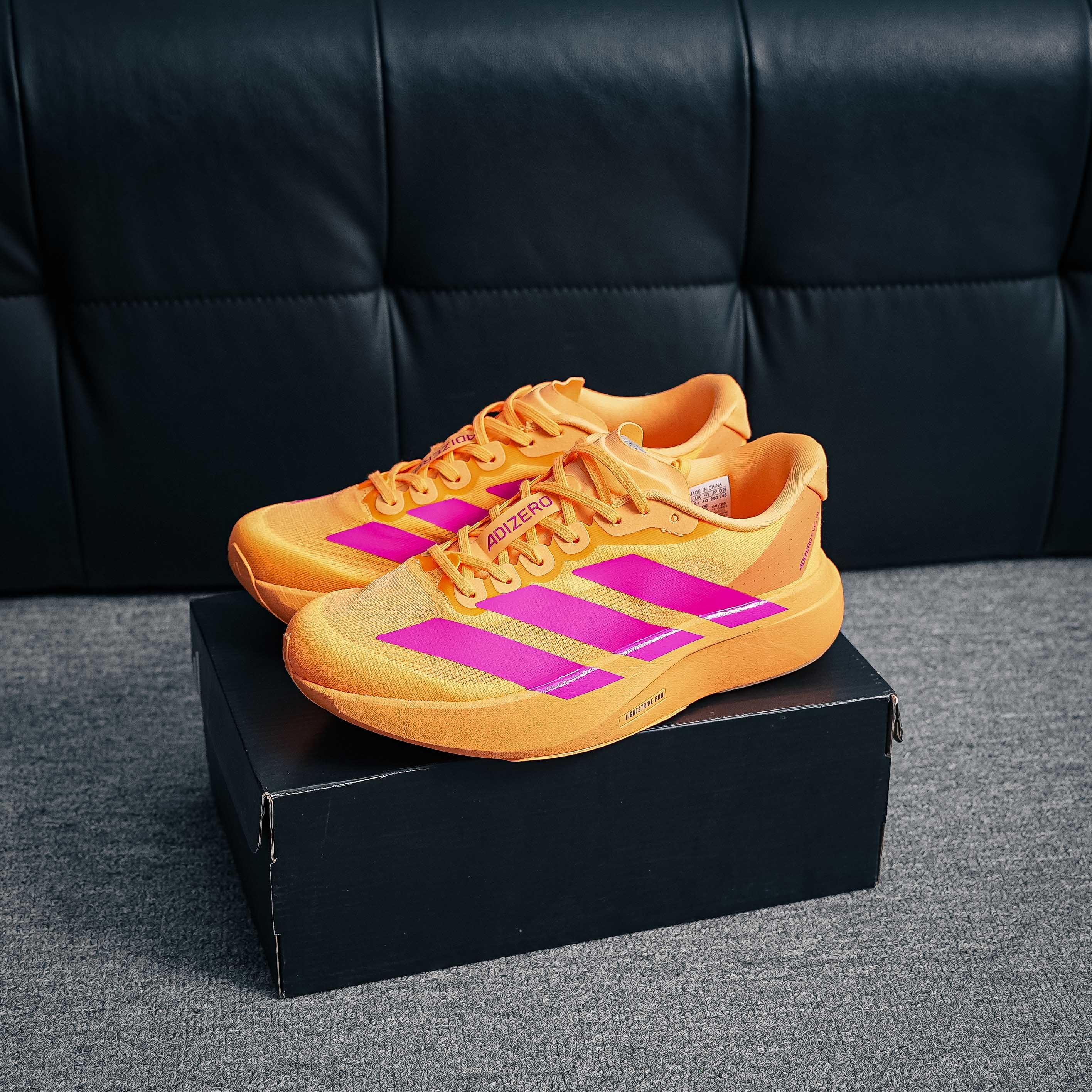 Adidas Adizero Evo SL — Laranja e rosa