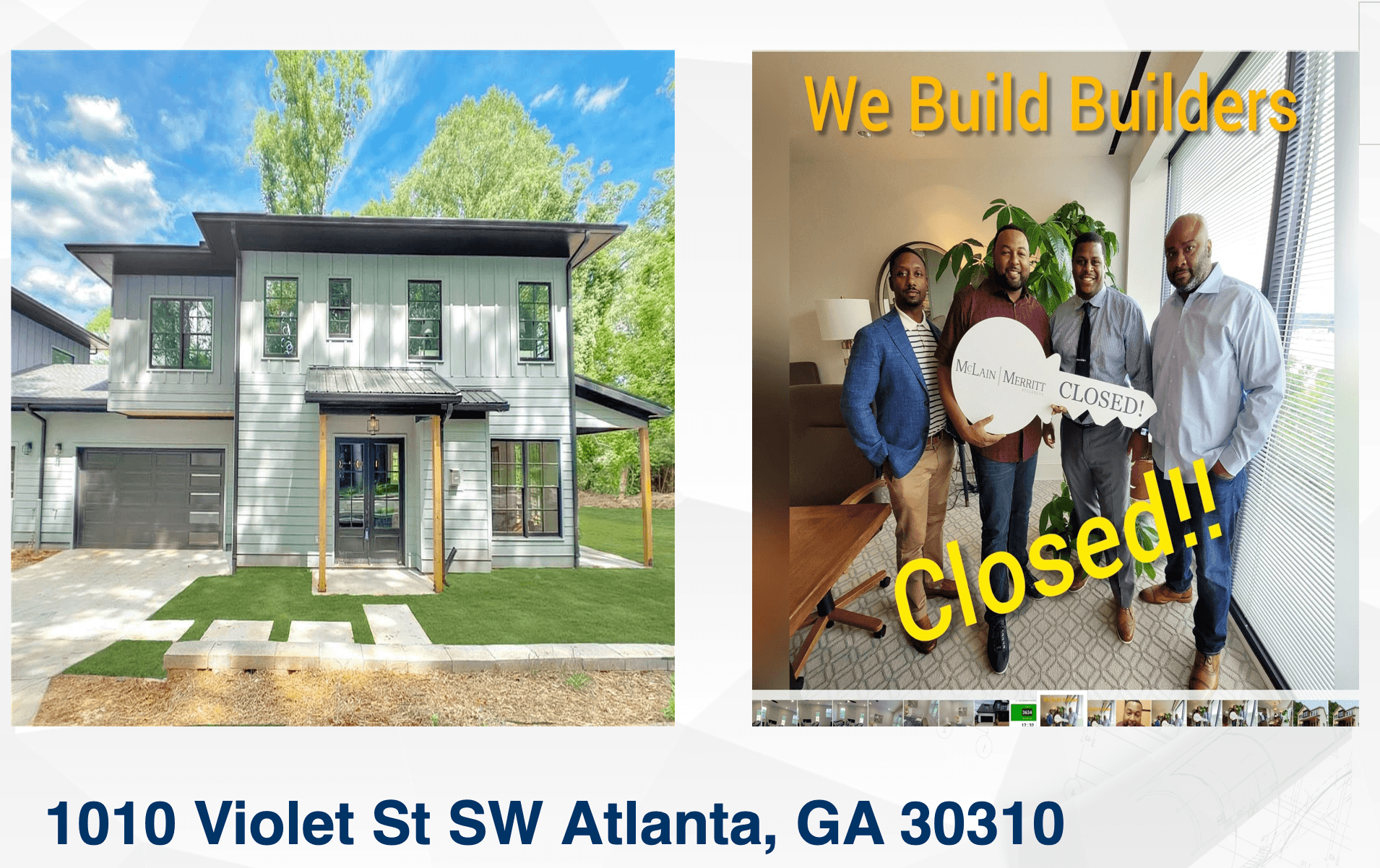 Building Builders Academy completed project
