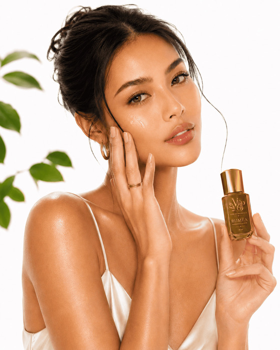 Applying RUMÉA to the face