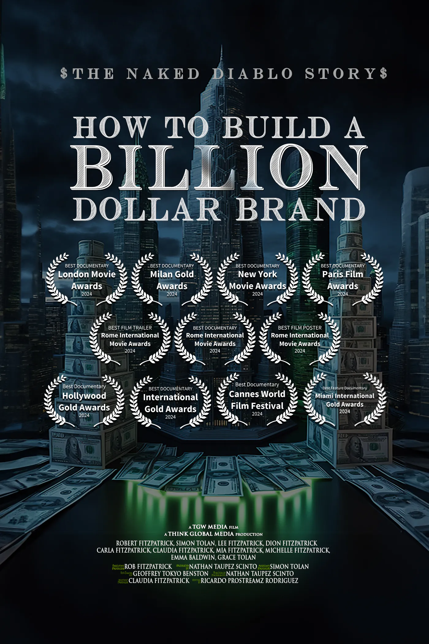 How to Build a Billion Dollar Brand, The Naked Diablo Story, official key art