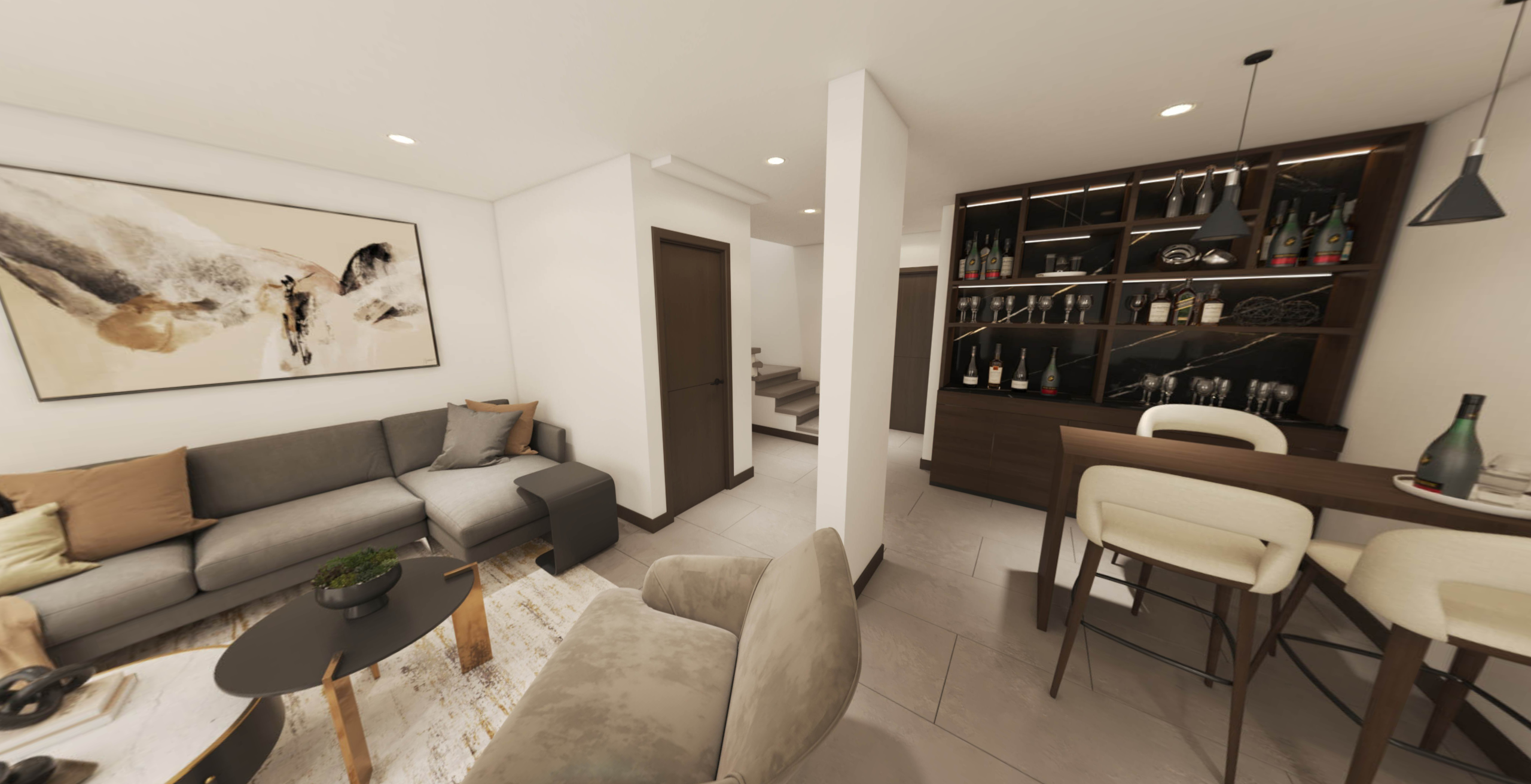 Living y escaleras Premier Zaragoza