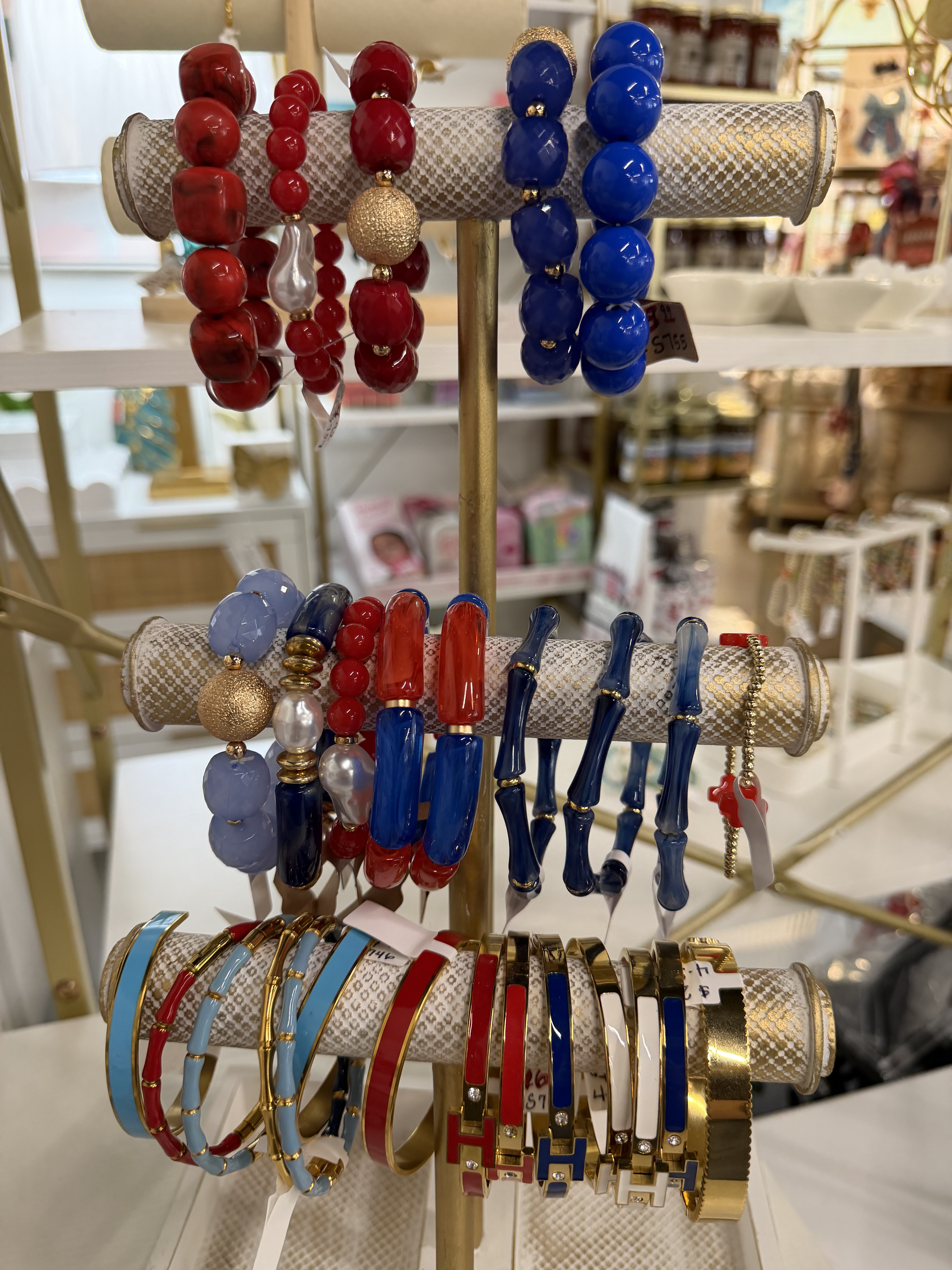 Handcrafted jewelry display