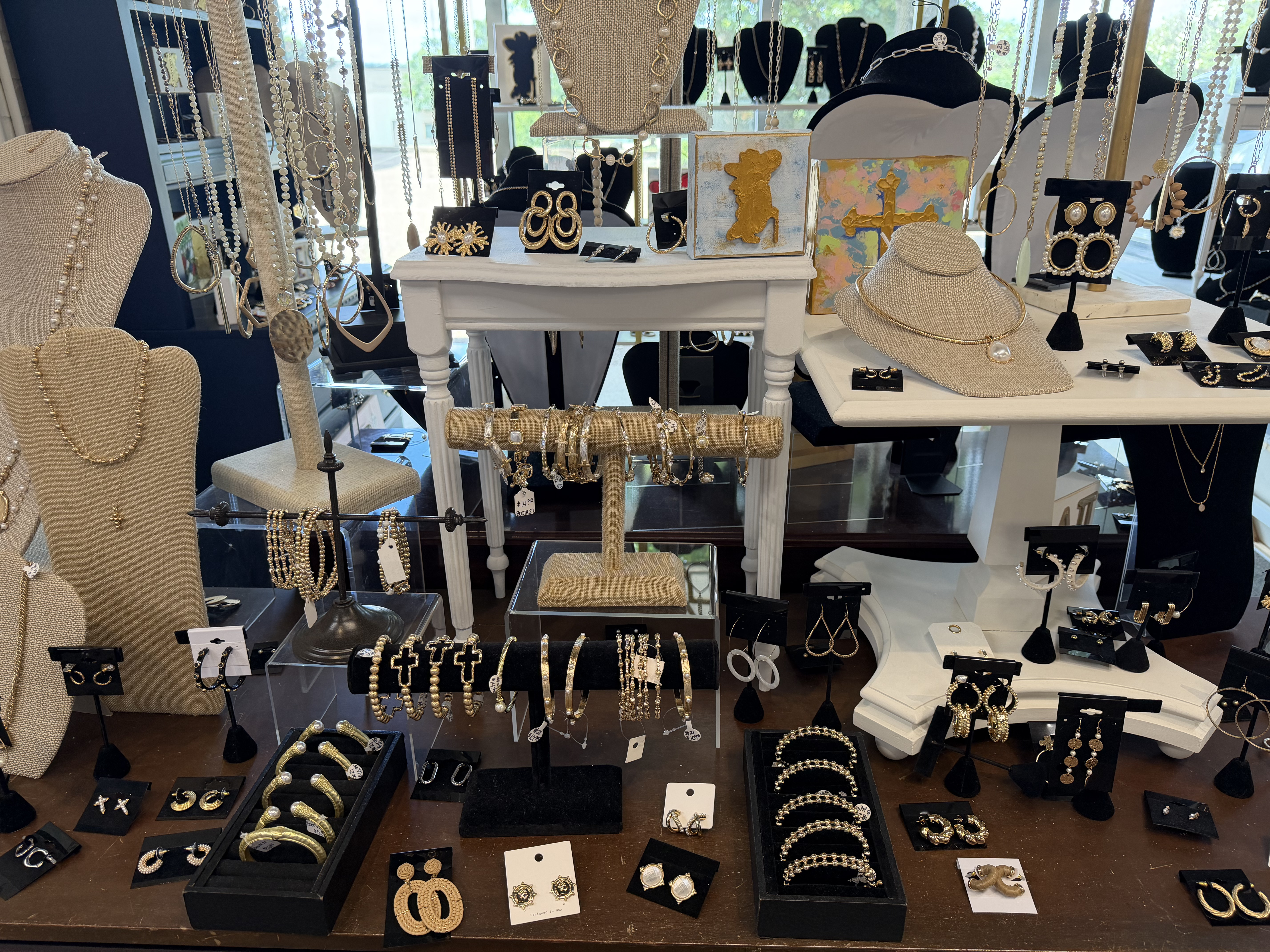 Statement jewelry pieces