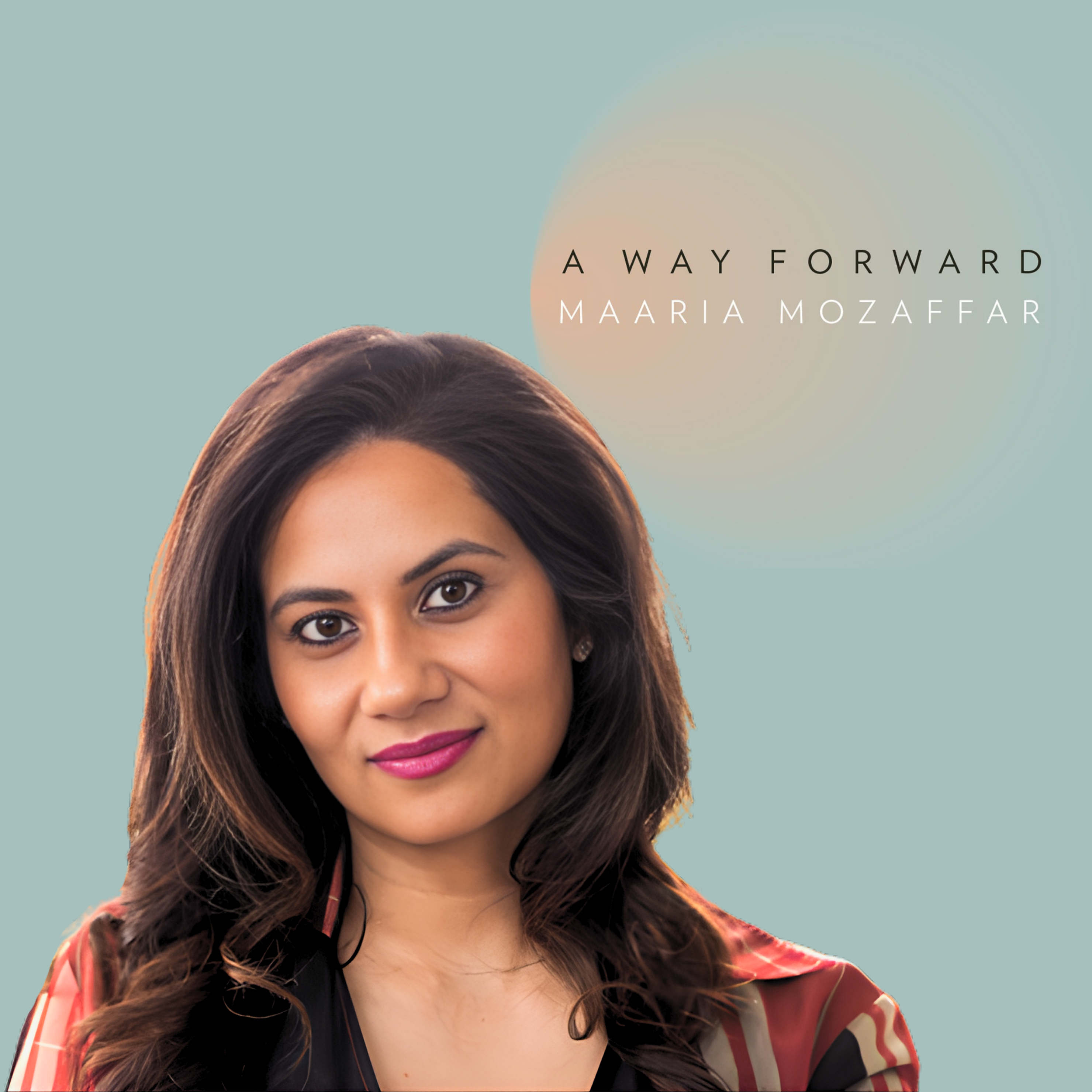 Maaria Mozaffar recording the A Way Forward podcast