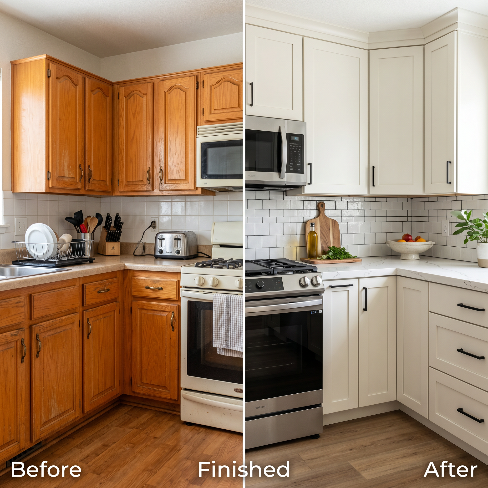 Oak to White Transformation — Kirkwood MO