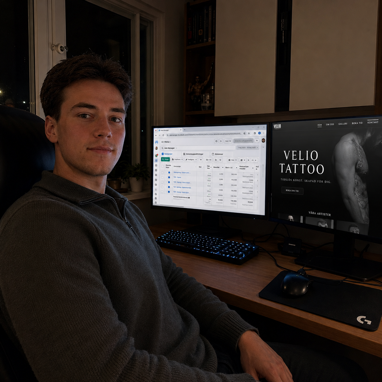 Linus, grundare av Velio