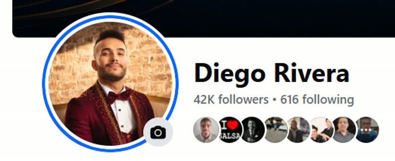 Diego Rivera Facebook page, 42K followers