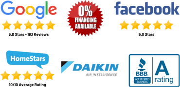 Advance Heating & Cooling repair and replacement credentials