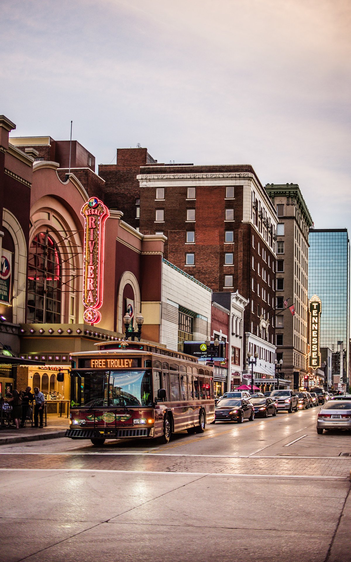 Representative view of Downtown Knoxville, Tennessee, highlighting the area's setting and local character.