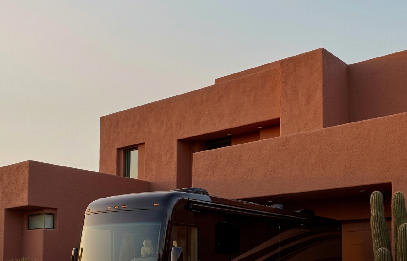 Motorhome RV storage
