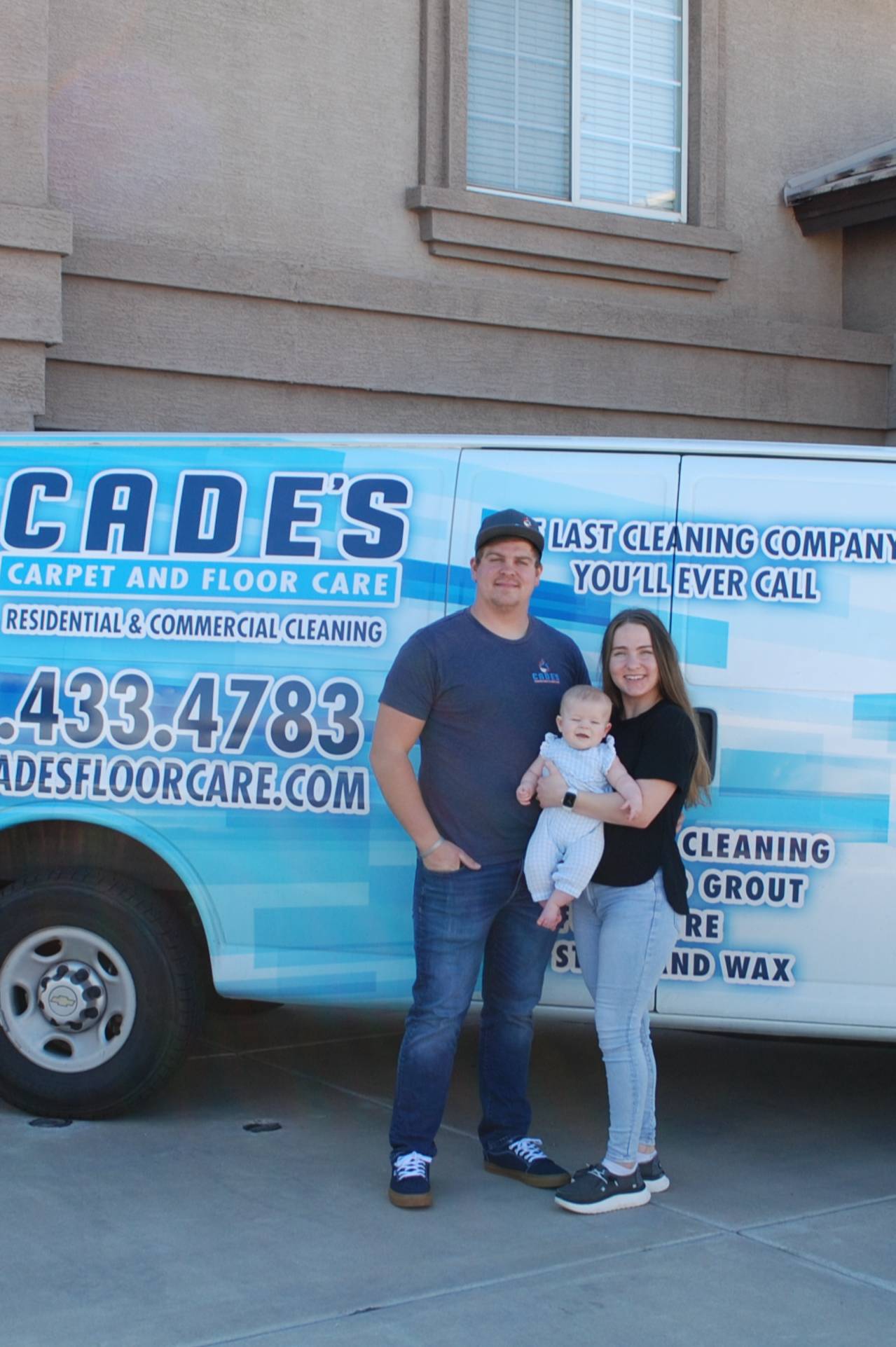 Cade Cox, owner of Cade's Carpet & Floor Care, your local carpet cleaning company