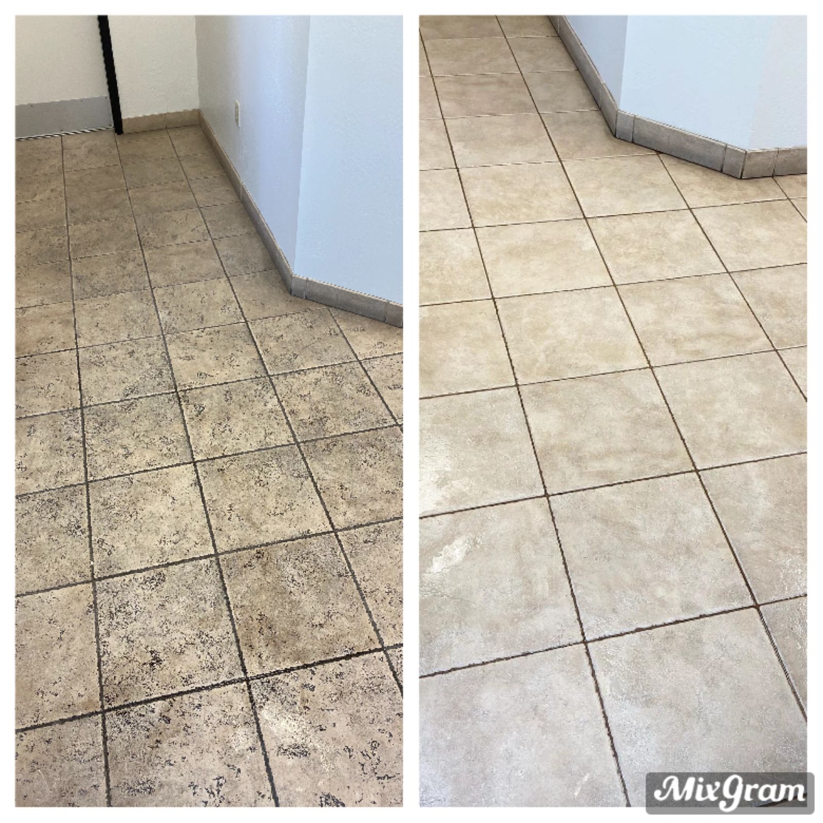 Before and after cleaning photo 2