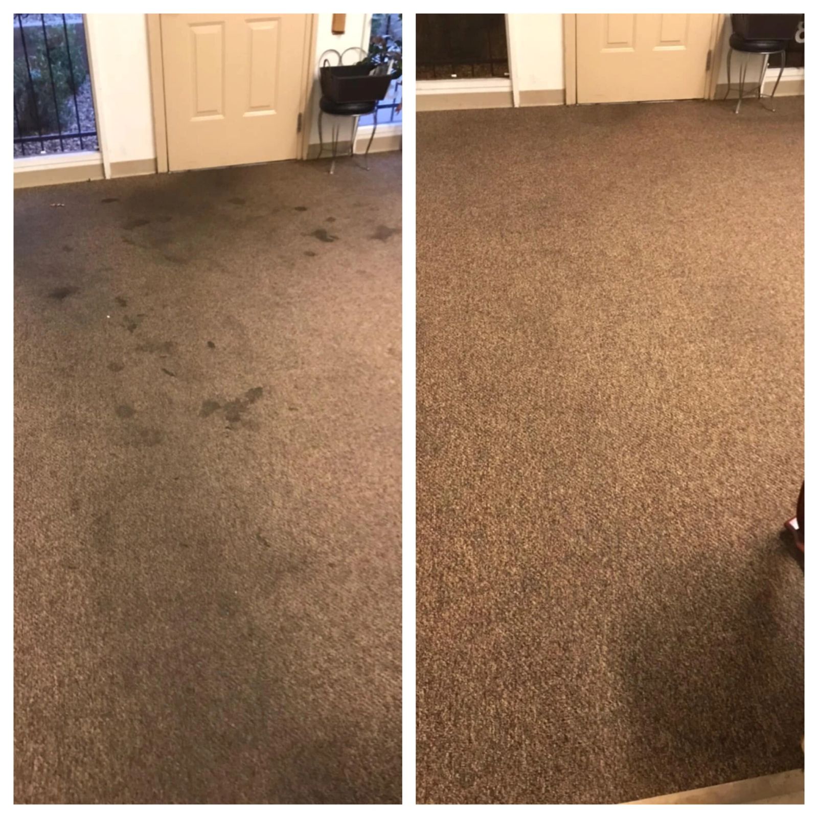Before and after cleaning photo 1