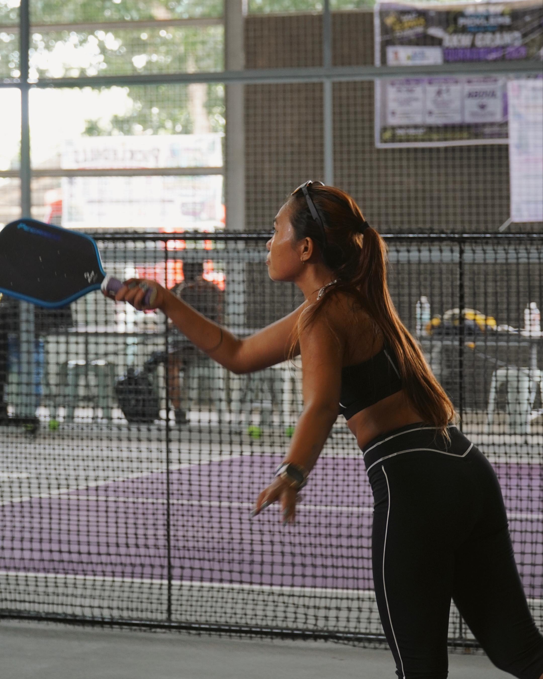 Community Pilates and pickleball at Kinaiya