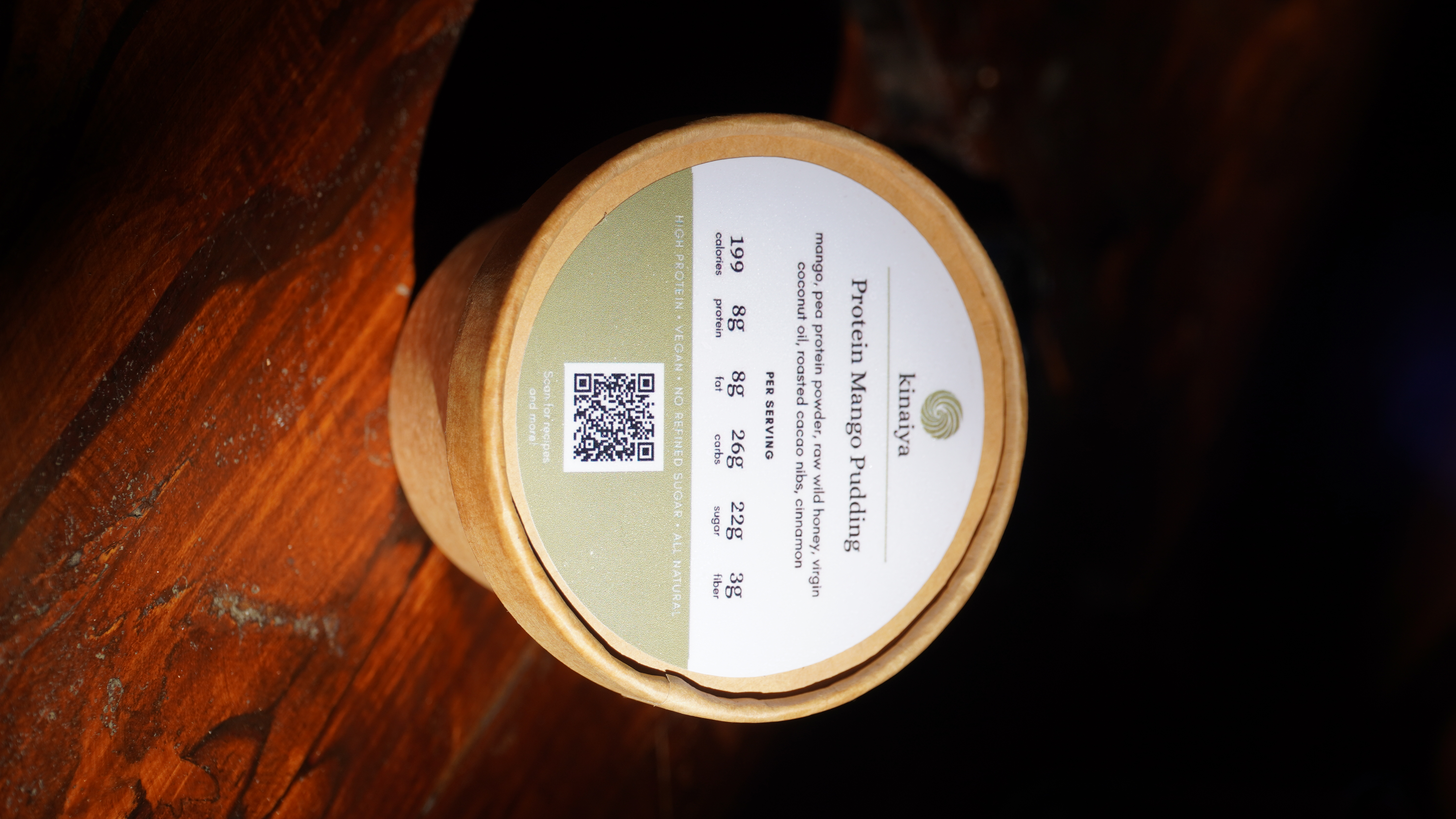 A cup of Kinaiya protein mango pudding