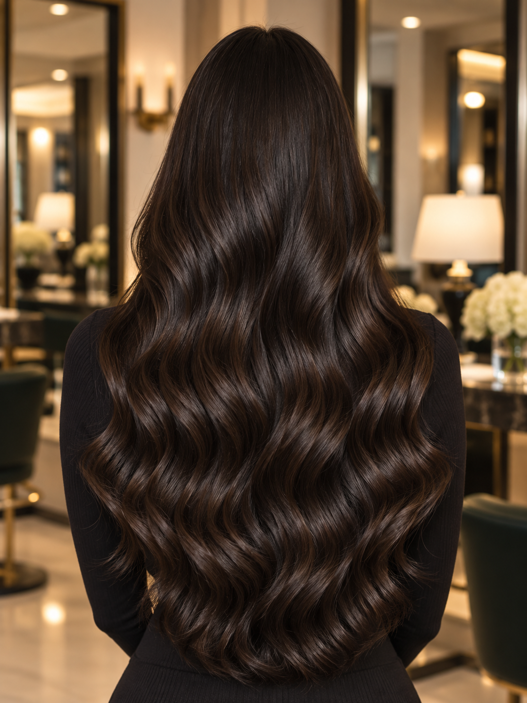 Client 1 after hair transformation