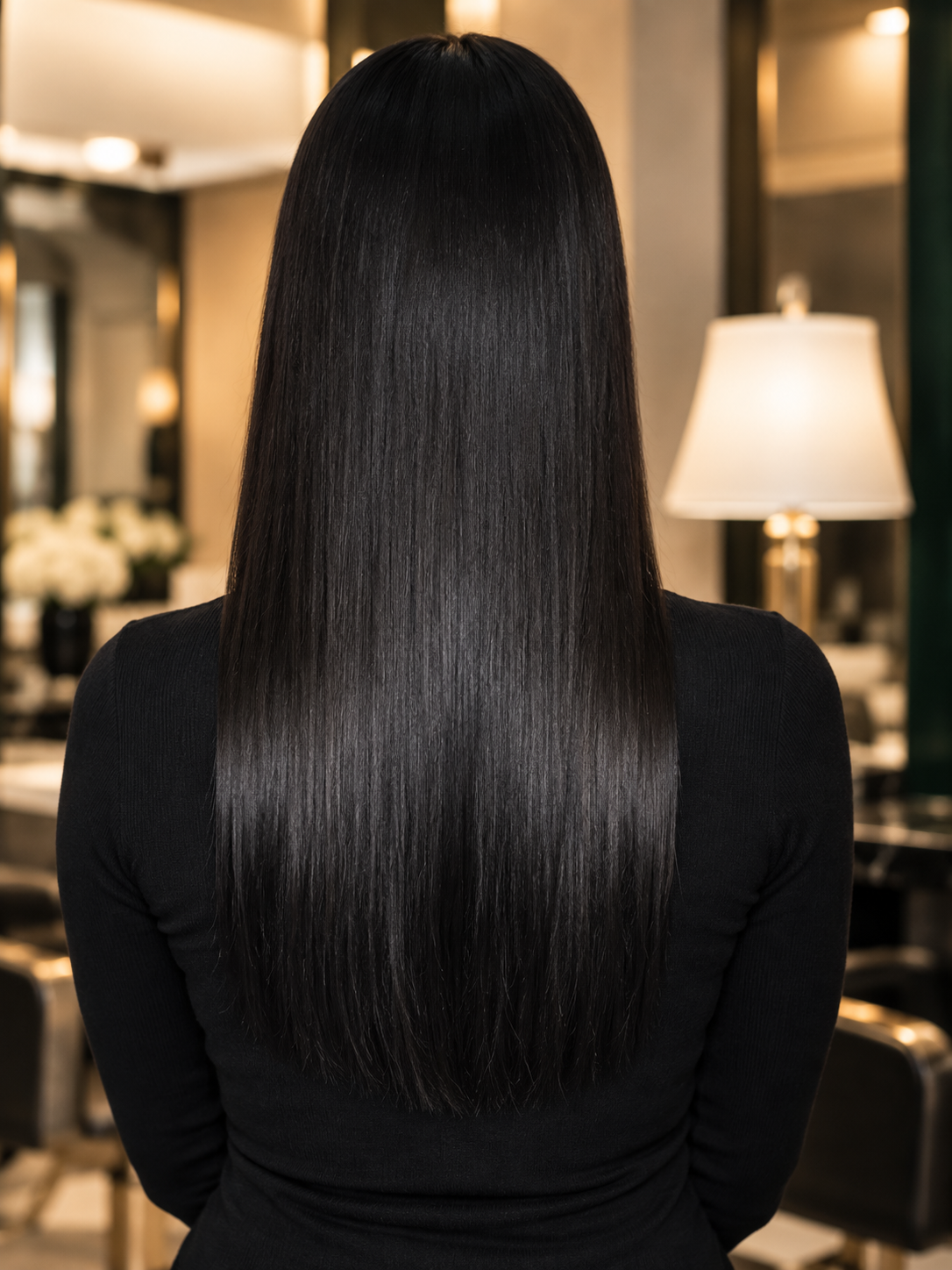 Client 1 before hair transformation