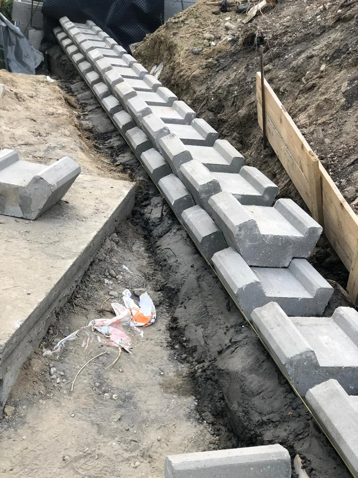 Támfal építés Budapest