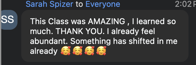 Attendee testimonial