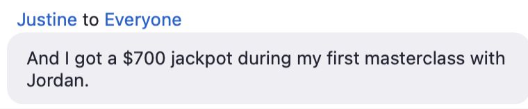 Attendee testimonial