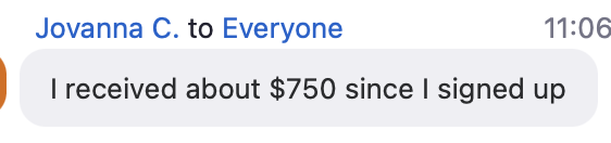 Attendee testimonial