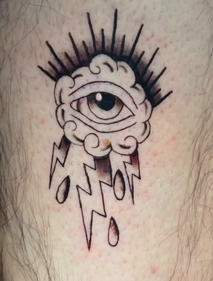 Tatuaje ojo tormenta