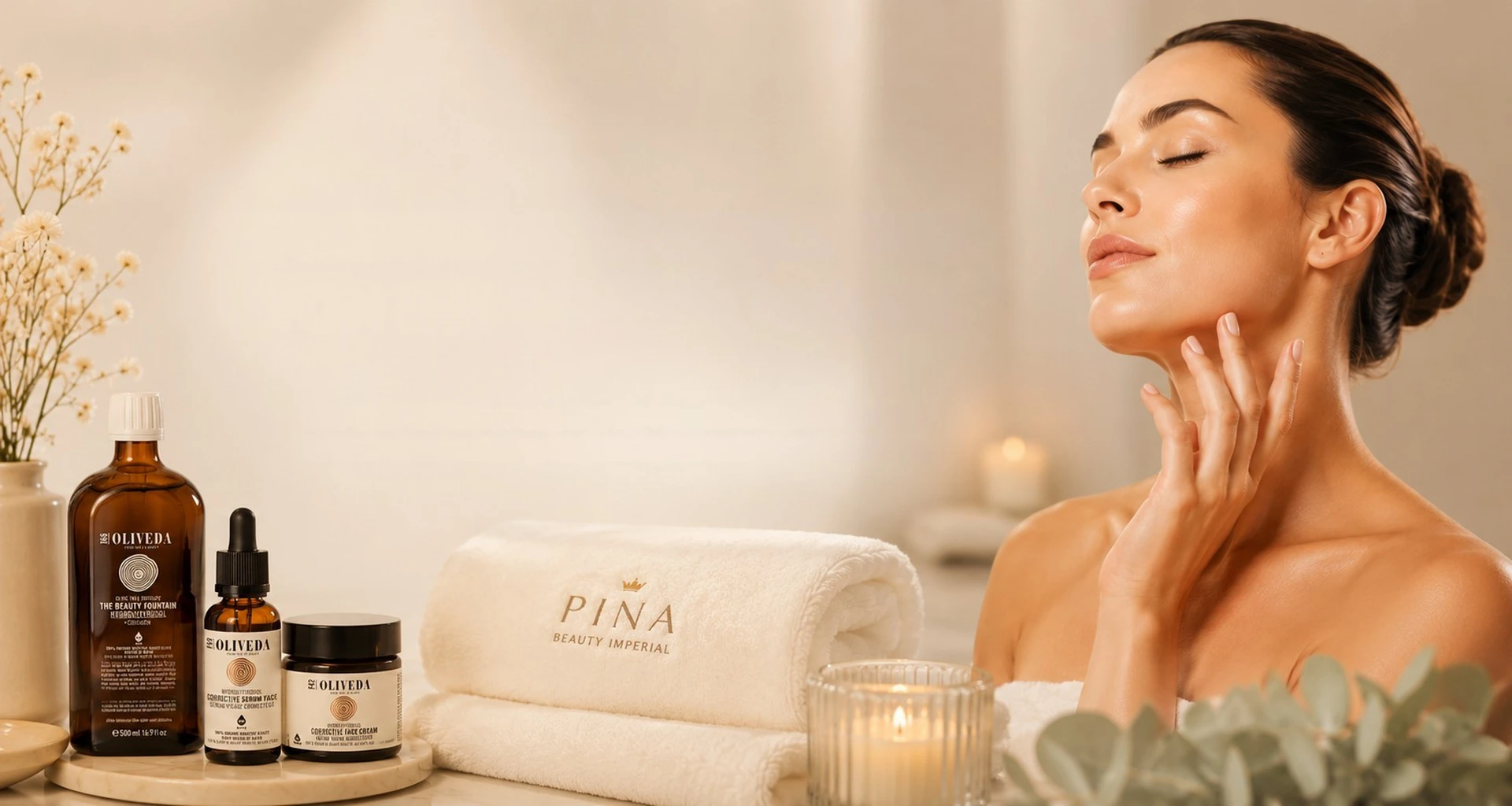 PINA Beauty Imperial Kosmetikstudio Zürich für ganzheitliche Schönheit, moderne Kosmetik und Wohlbefinden