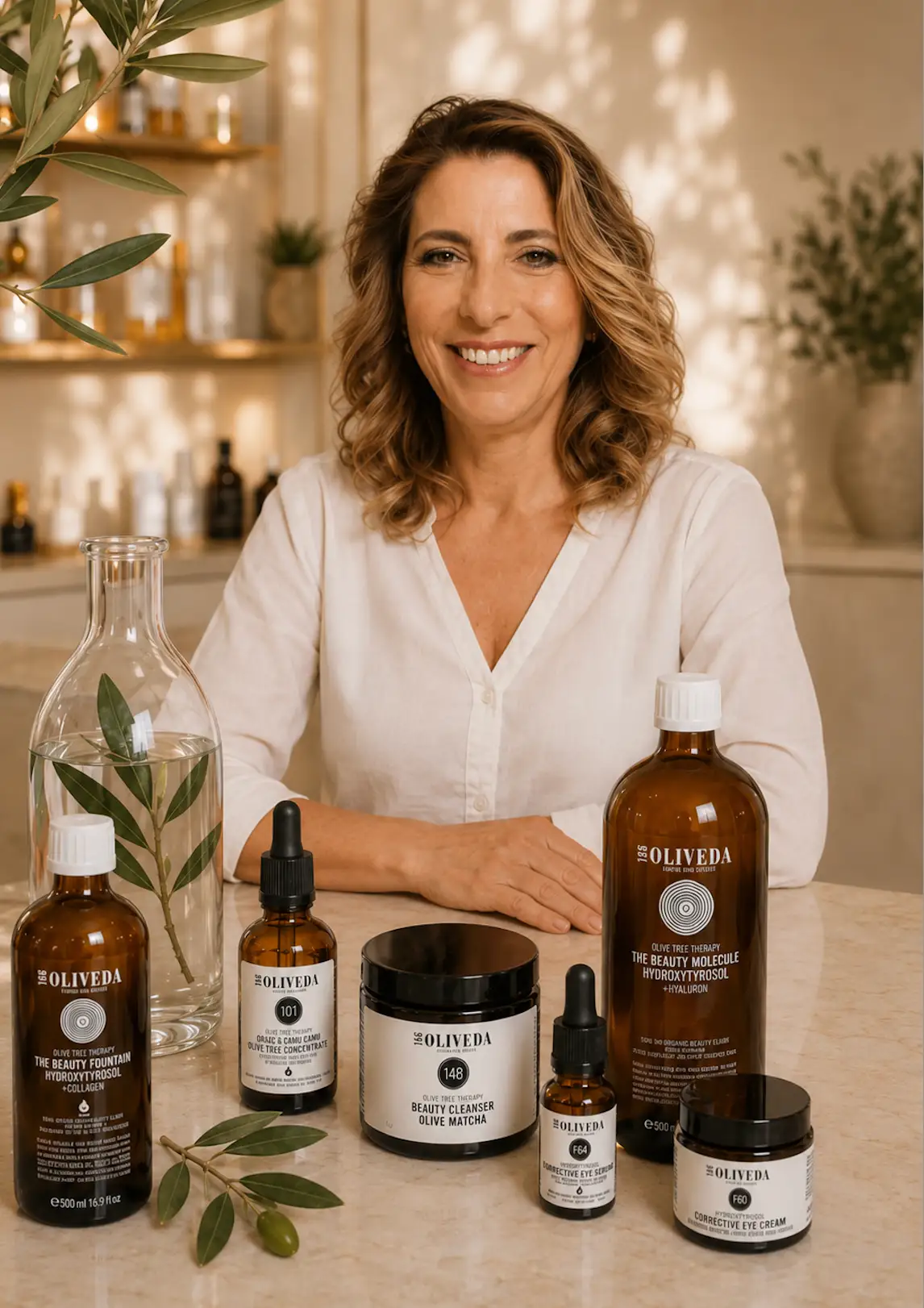 Hydroxytyrosol und Olivenblatt als Teil der Waterless Beauty Philosophie