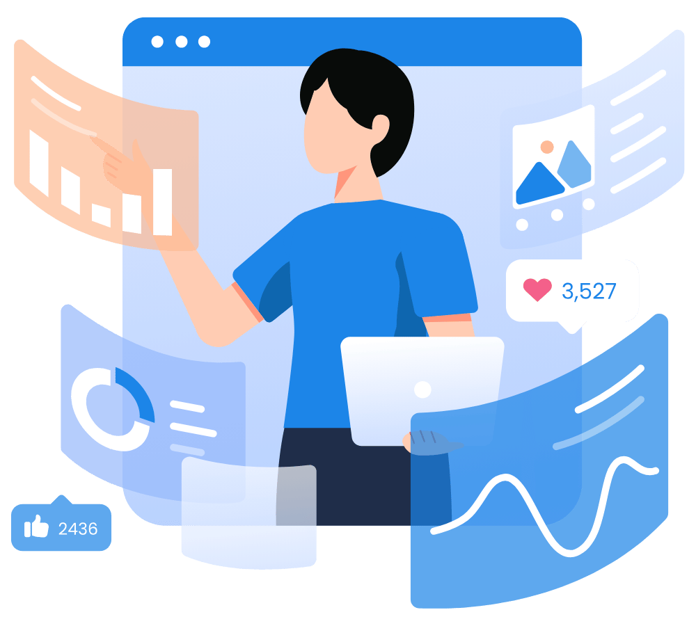 Dashboard organizado CRM para médicos y dentistas