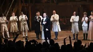 Hamilton on stage