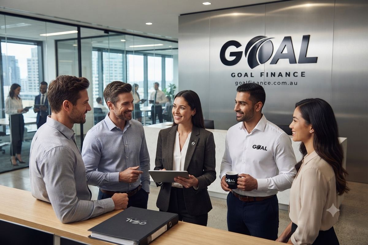 The Goal Finance team in the office