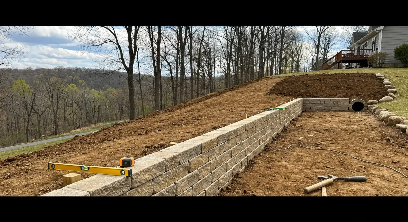 Retaining wall project