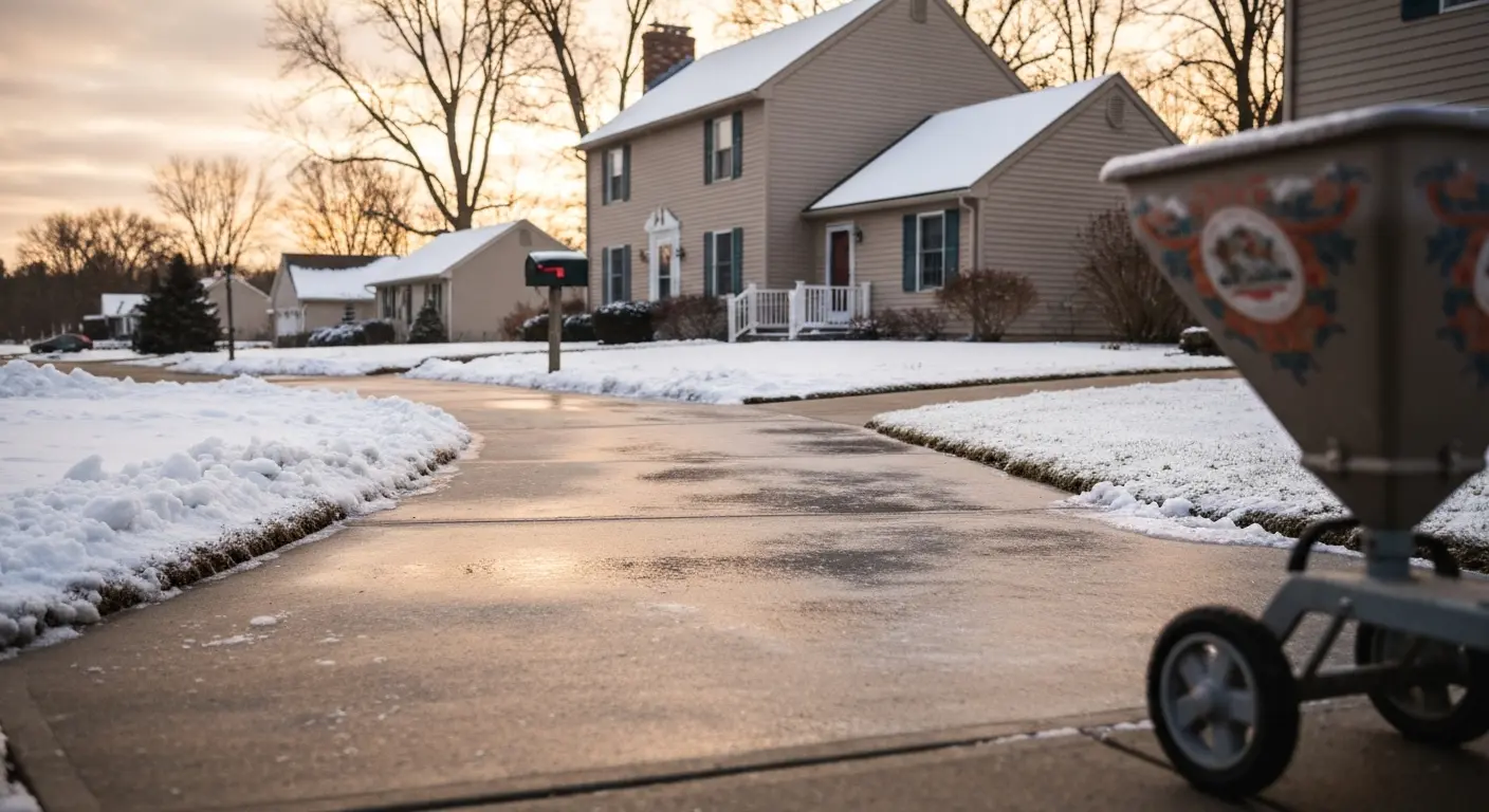 Walkway ice removal