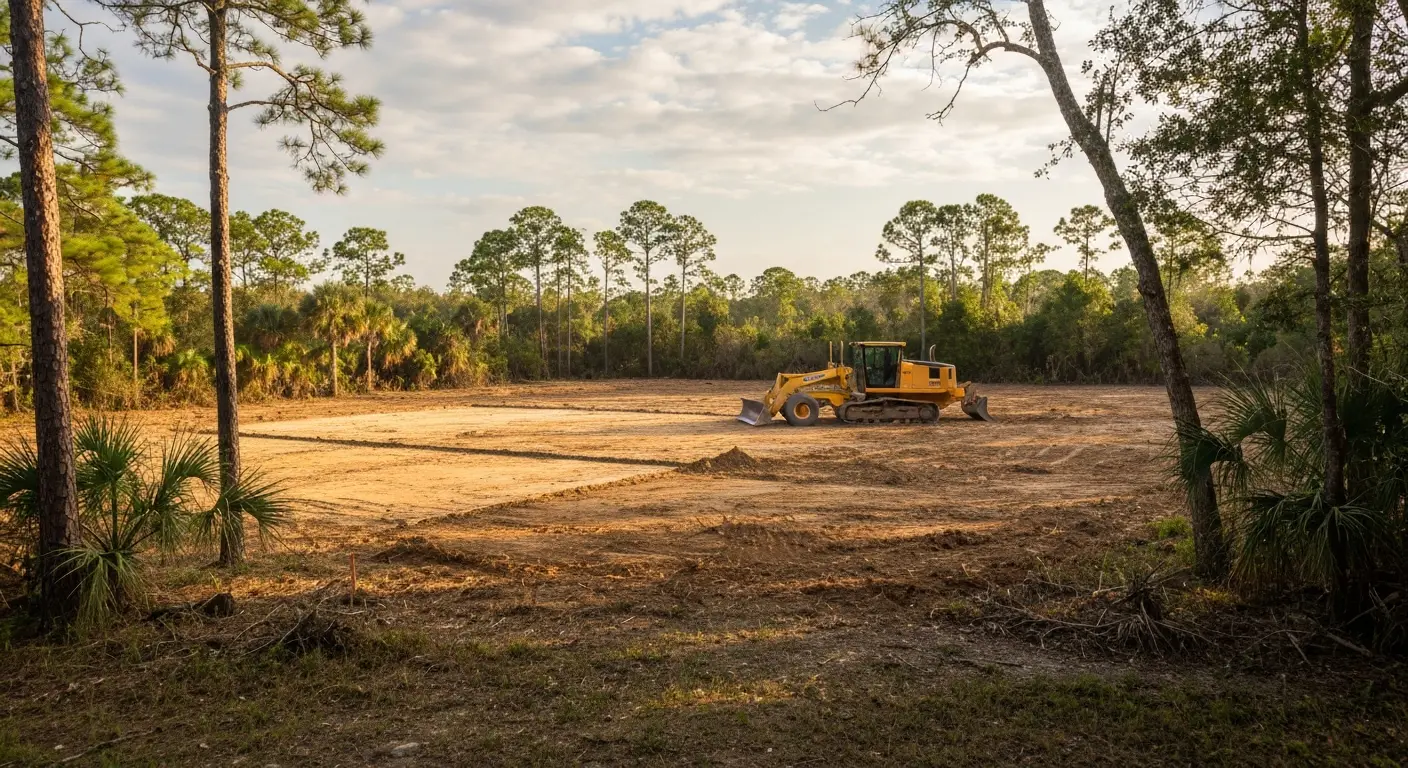 Site preparation in Marathon