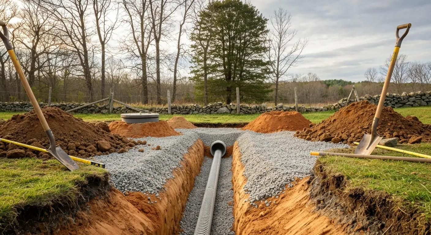 Drainage system installation