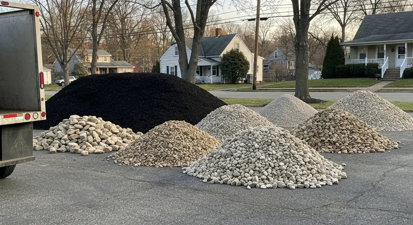 Mulch and stone delivery
