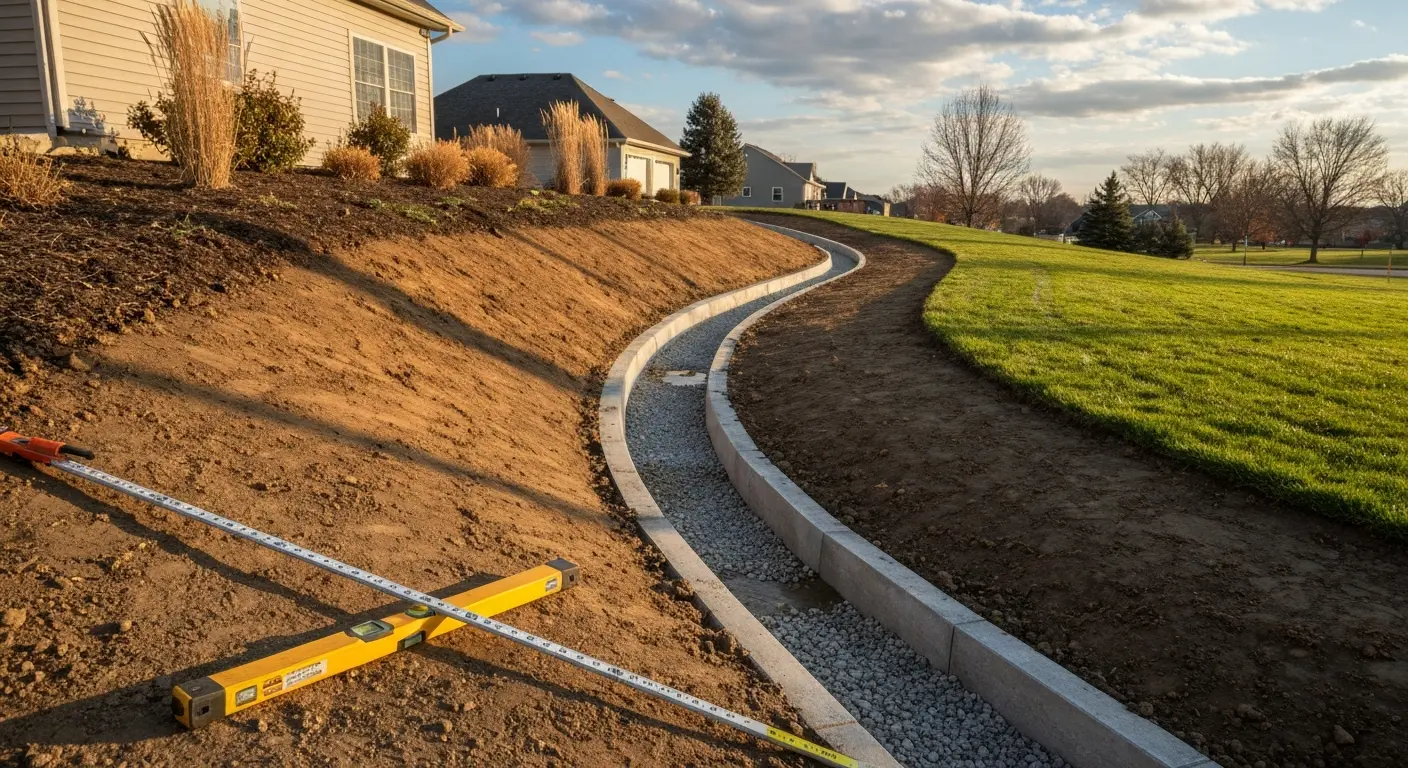 Drainage installation