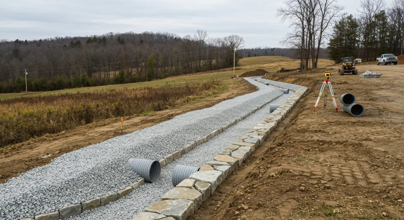 Drainage work
