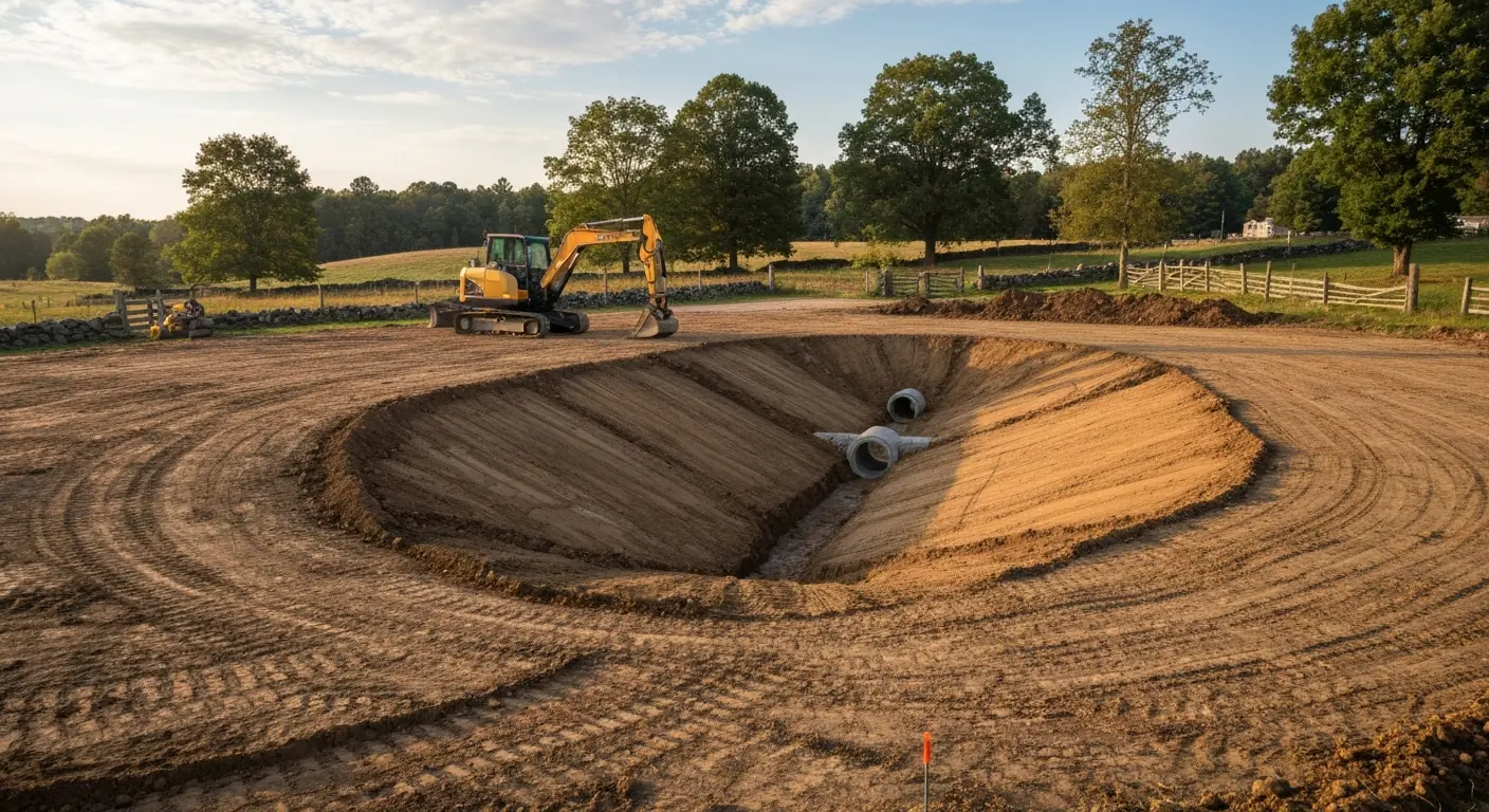 Site preparation in Moravia