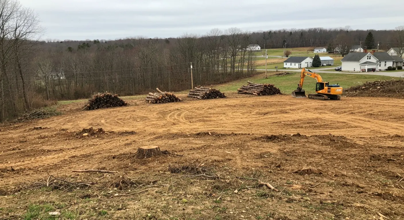 Land clearing operation