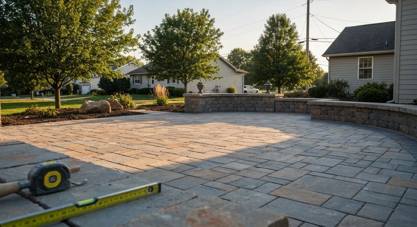Patio installation